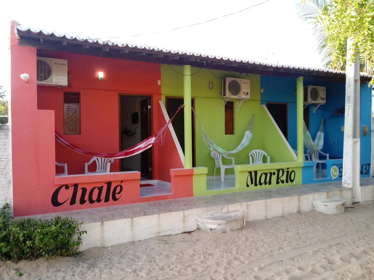 Pousada Chalé Mar Rio Galinhos Exterior foto